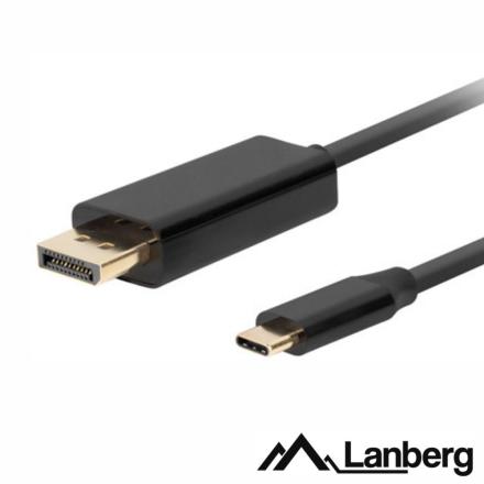 Cabo usb-c 3.2 macho / displayport macho 1.8m lanberg