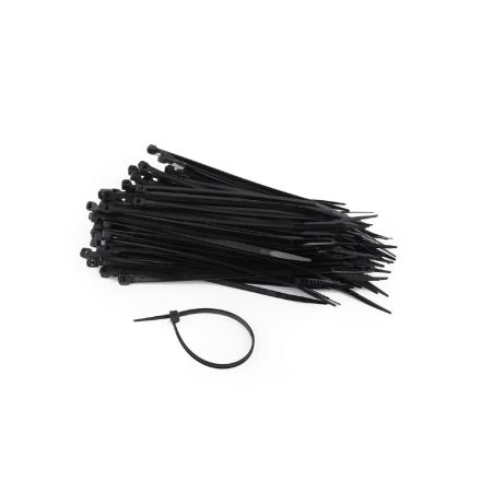 Braçadeiras gembird nylon 100*3.6mm pack 100uni pretas