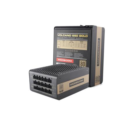 Fonte alimentação modecom volcano 650w gold
