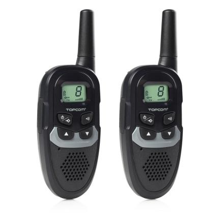 Walkie talkie topcom rc-6410 até 6km 8 canais