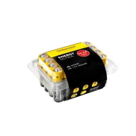 Pilhas intenso alcalina energy ultra aa lr06 box-24 unidades
