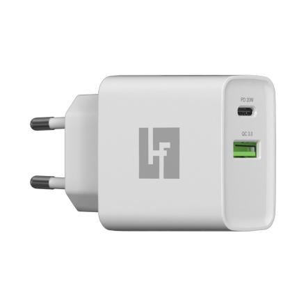 Carregador halfmman smart charger pd & qc 20w branco