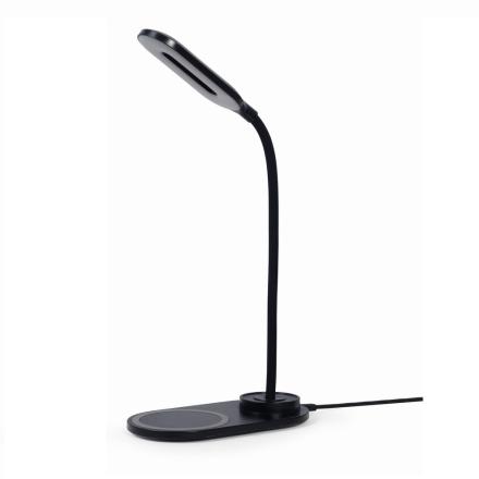 Candeeiro lâmpada de mesa gembird com carregamento wireless