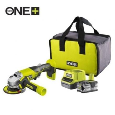 Rebarbadora Ryobi one+ r18ag-140s/ 1 bateria 18v 4.0 ah/ car