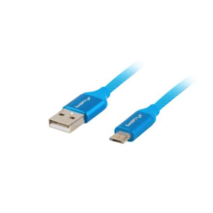 Cabo usb lanberg 2.0 macho/micro usb macho quick charge 3.0