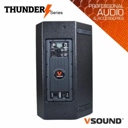 Coluna amplificada profissional 12" dsp/usb/bt 900w vsound