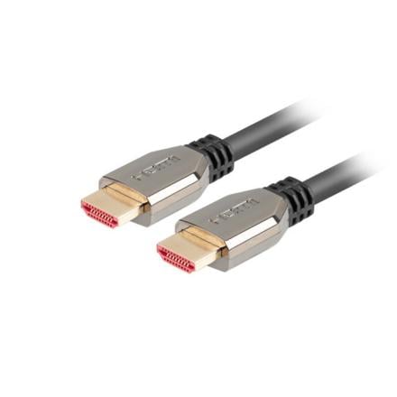 Cabo hdmi lanberg m/m v2.1 8k 60hz 1m preto