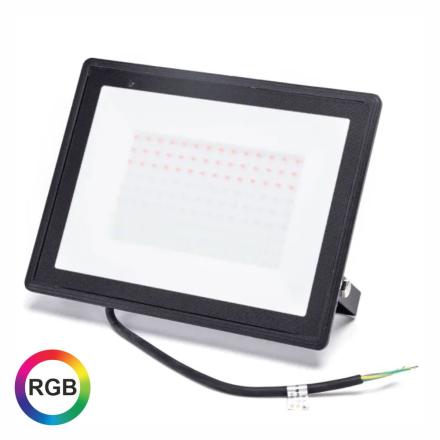 Foco led 50w 220v c/ comando rgb ip65