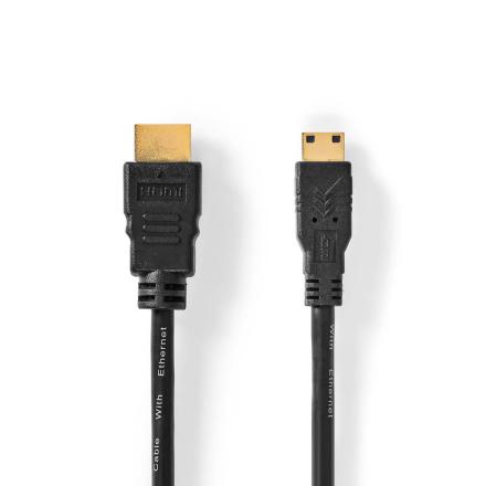 Cabo hdmi dourado macho / mini hdmi macho 4k@30hz 1.5m