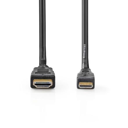 Cabo hdmi dourado macho / mini hdmi macho 4k@30hz 1.5m
