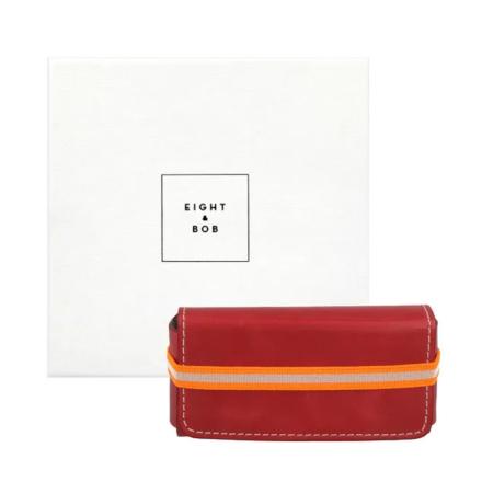 Estojo De Couro Para Perfume Eight E Bob Vermelho