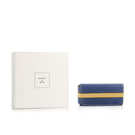 Estojo De Couro Para Perfume Eight E Bob Azul Marinho