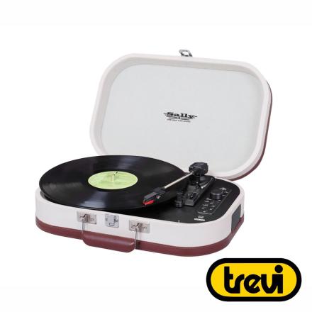 Gira-discos 33/45/78rpm vintage c/ bluetooth trevi