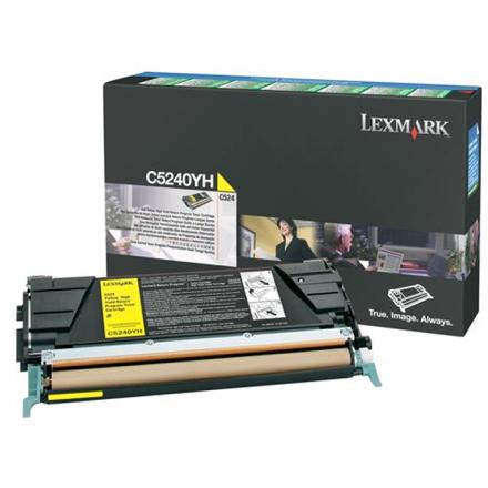 Lexmark toner amarelo alt cap prog ret c524/c532/c534 5k