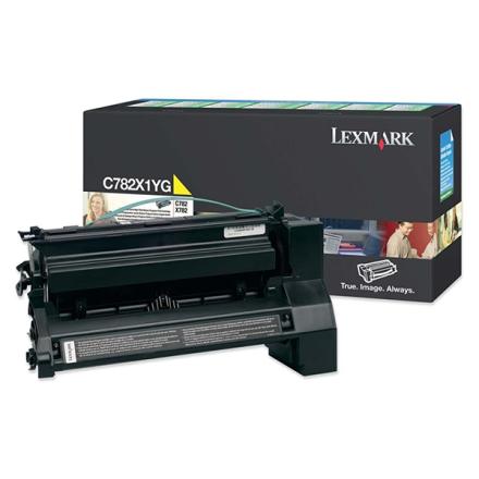Lexmark toner amarelo c782cap.extra c/ret 15k