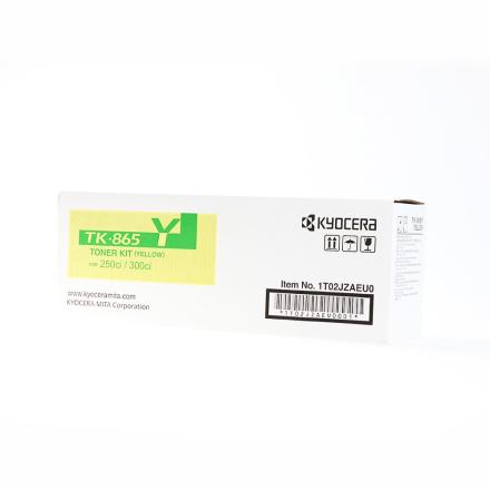 Toner original kyocera tk865 amarelo