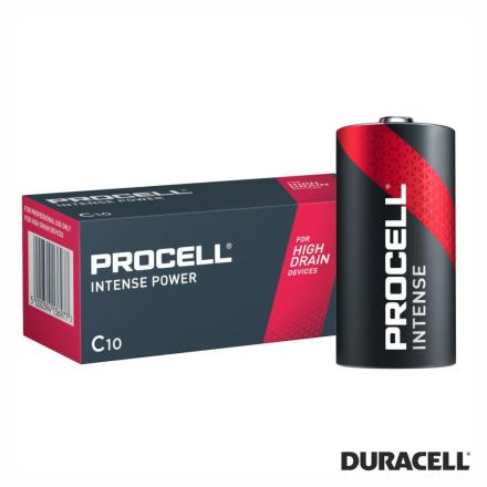 Pilha alcalina lr14/c 1.5v mx1400 10x intense power procell