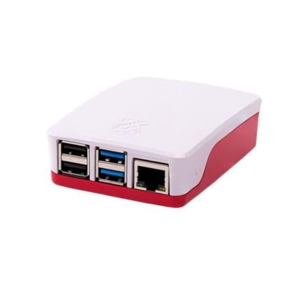 Caixa Vermelha/Branca Para Raspberry Pi 4 Model B