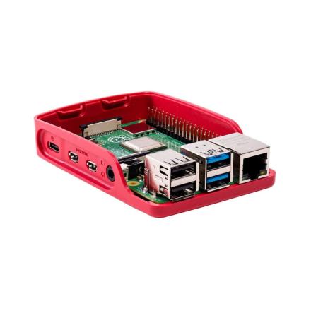 Caixa Vermelha/Branca Para Raspberry Pi 4 Model B