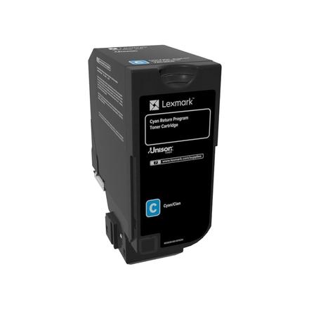 Toner original lexmark 74c20c0 azul