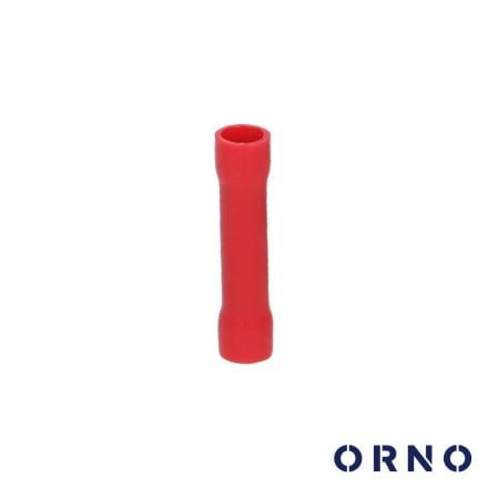 Terminal redondo isolado 1mm² 10x vermelho orno