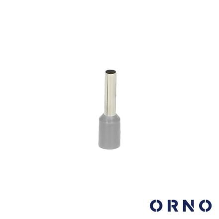 Terminal ponteira isolado 2.5mm 100x Cinzento orno