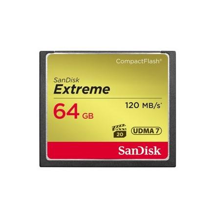 Cartão Memória Compact Flash Extreme SANDISK 64GB