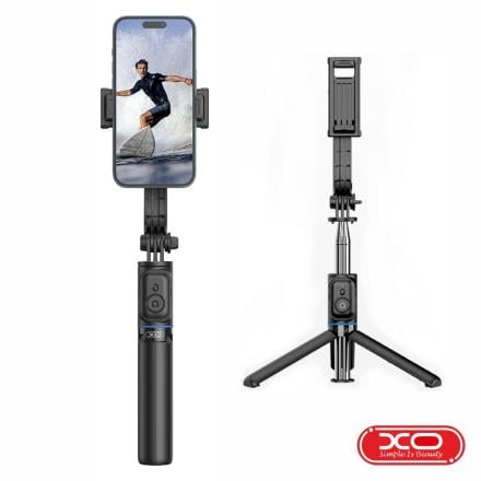 Vara telescópica monopod p/ selfies c/ função tripé xo