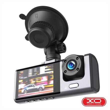 Câmara vigilância full hd 12mp p/ auto 2" lcd 140º xo
