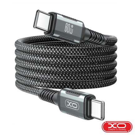 Cabo usb-c macho / usb-c macho magnético 1m pd 60w xo