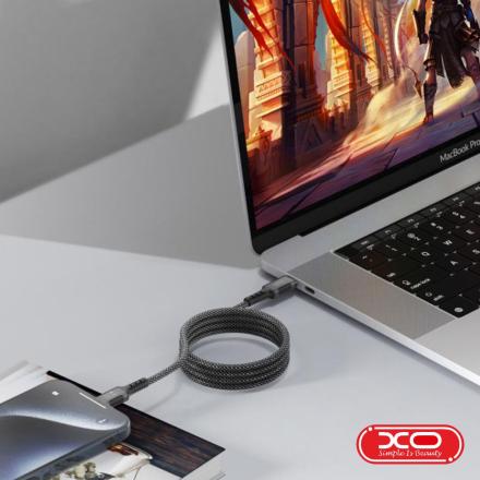 Cabo usb-c macho / usb-c macho magnético 1m pd 60w xo