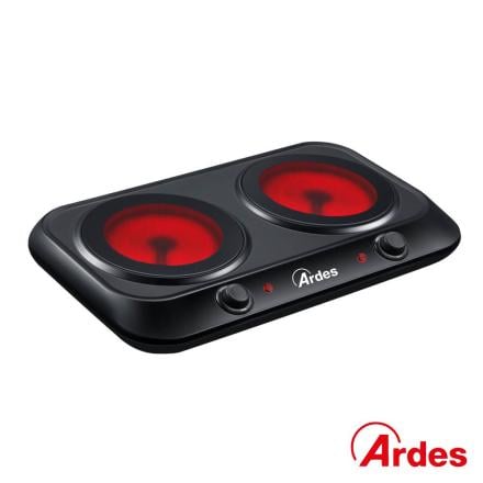 Placa de vitrocerâmica dupla infravermelhos 2400w ardes