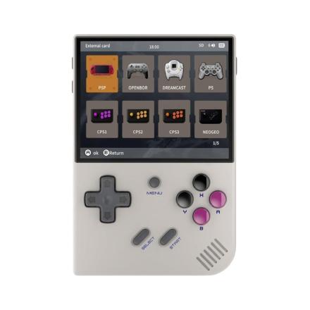 Consola Retro Portátil Anbernic RG35XX Plus 64GB Cinzento